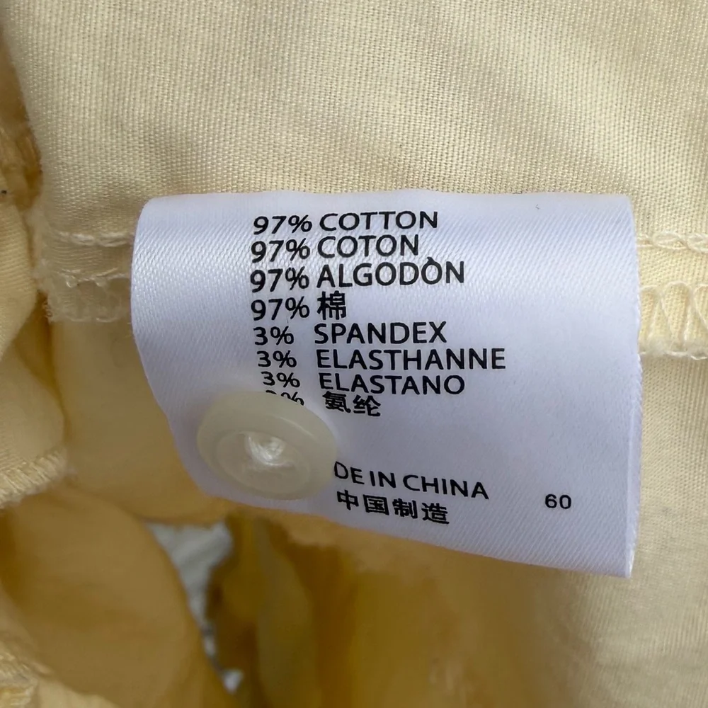 brandy melville pastel yellow ruffle top - Picture 10 of 10